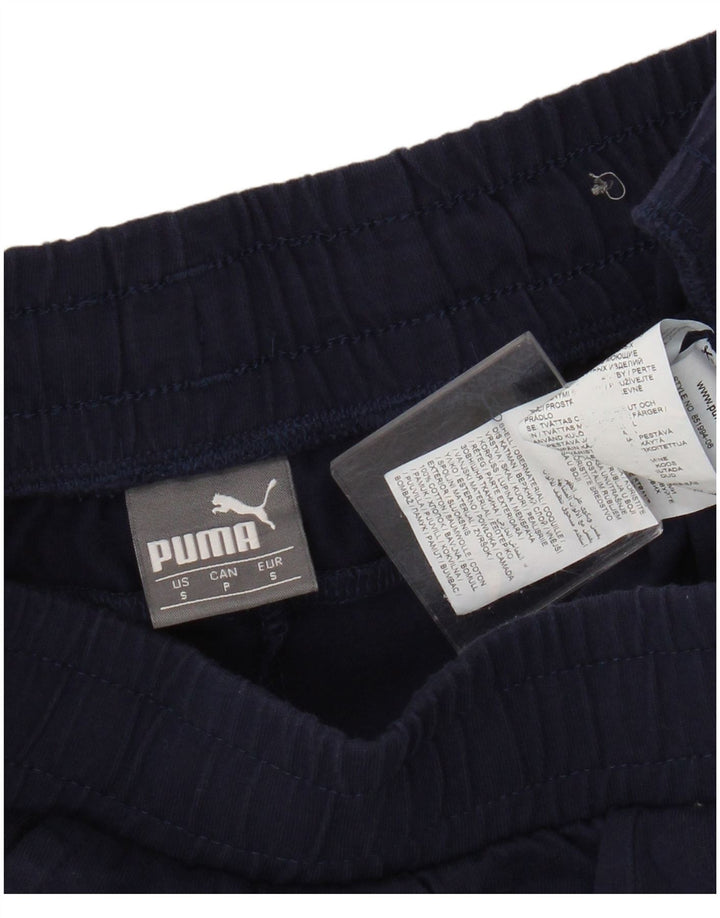 Puma Short de sport pour homme en coton bleu marine Taille S
