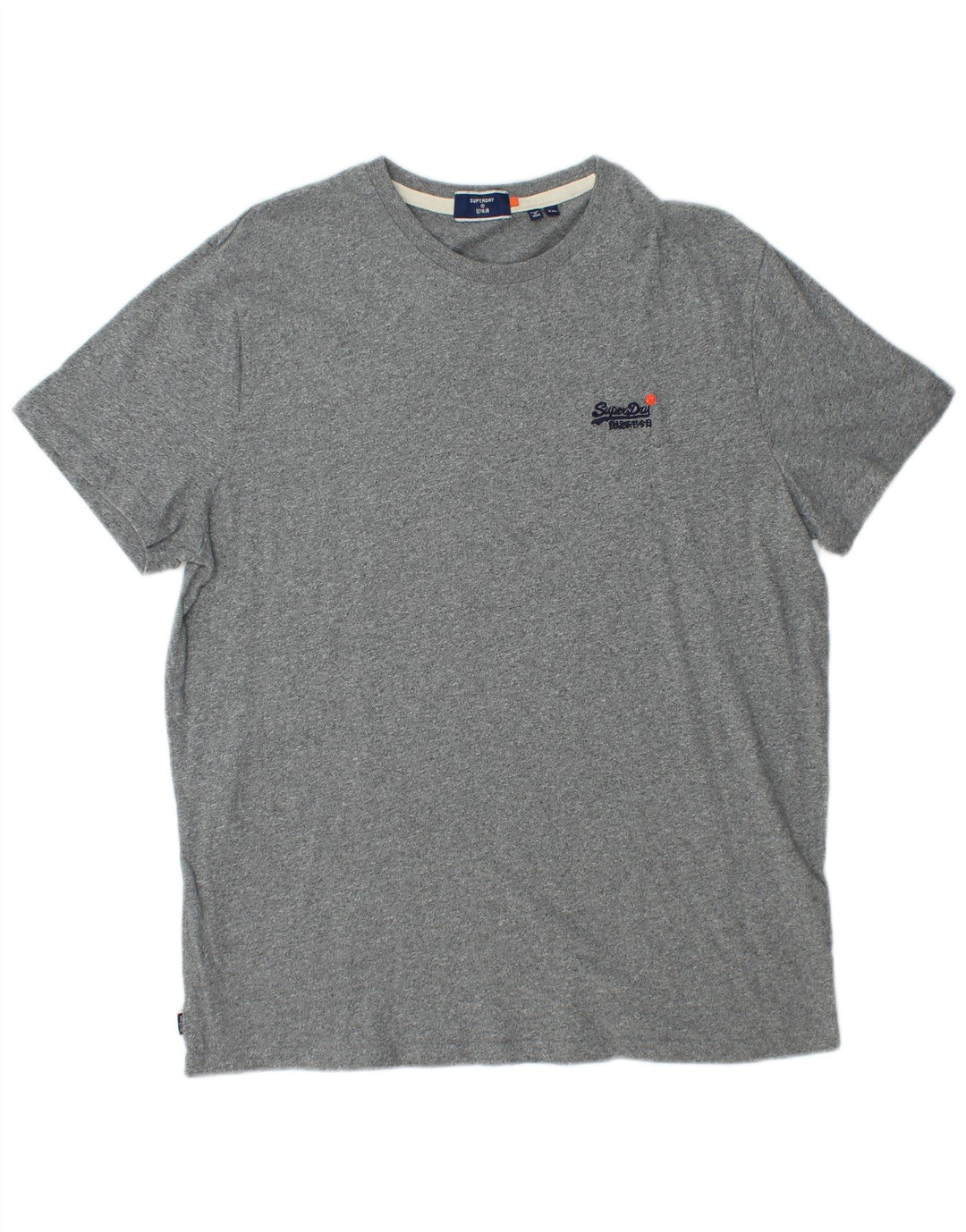 Superdry T-Shirt Homme Top 2XL Gris Moucheté Coton