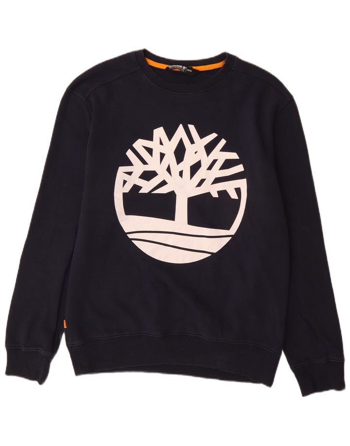 Timberland Sweat-Shirt Graphic Regular Fit Homme Bleu Marine Moyen