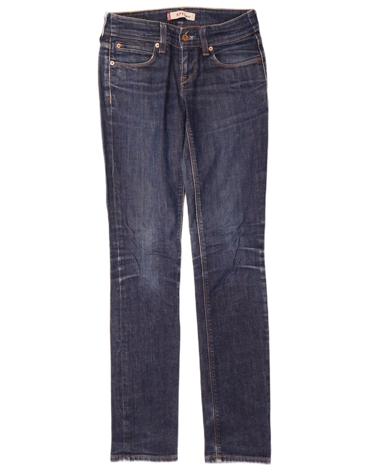 Levi's Jean Slim 571 Femme W27 L34 Bleu Coton