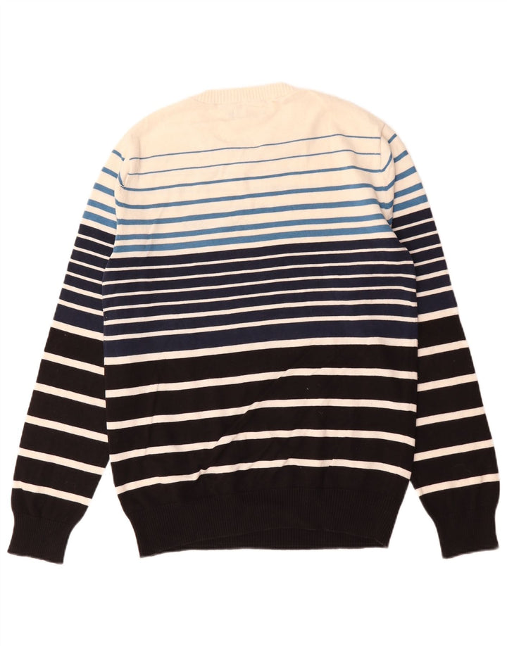Jack & Jones Pull Col Rond Homme Noir Moyen Coton Colorblock
