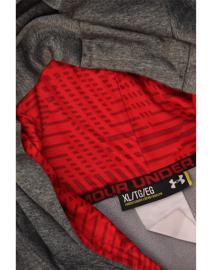 Under Armour Pull à Capuche Graphique Homme XL Gris