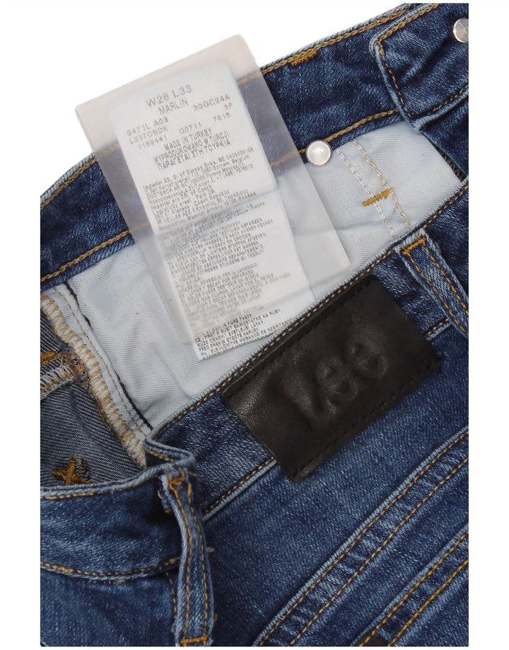 Lee Jean droit Marlin femme W28 L33 bleu coton