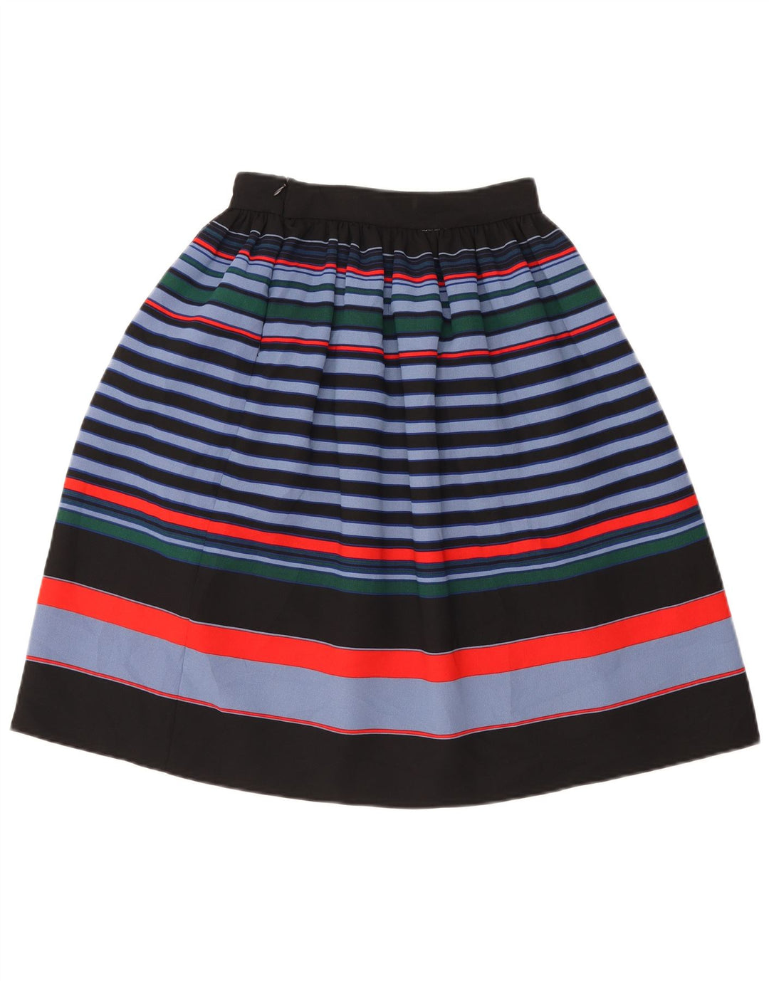 Zara Femme Jupe A-Line XS W24 Polyester Rayé Multicolore