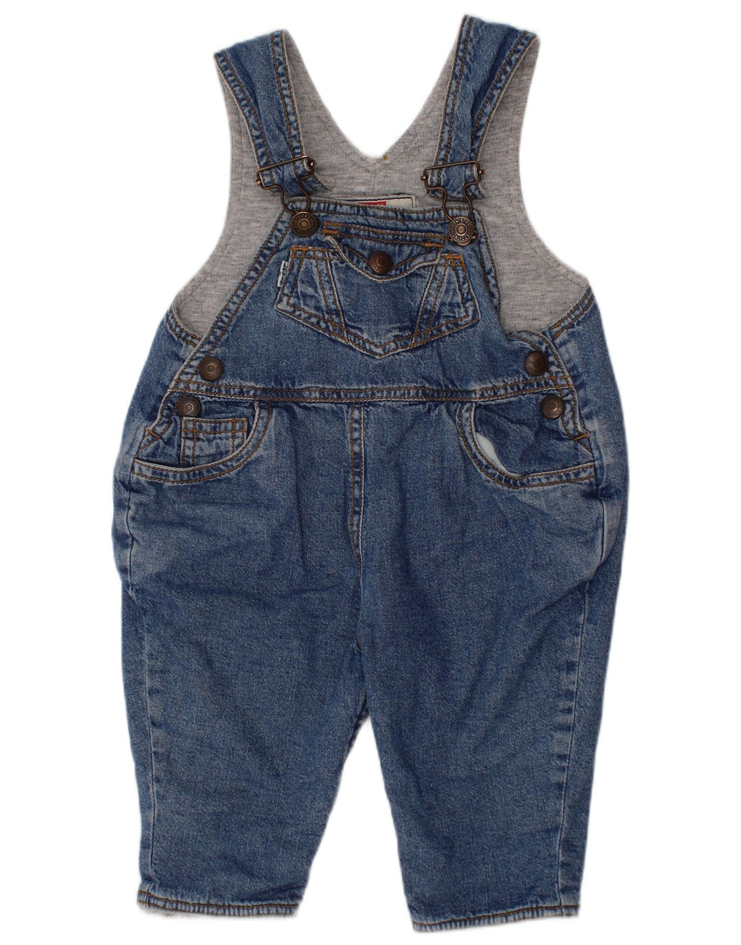 LEVI'S Salopette Droite Bébé Garçon 3-6 Mois W24 L8 Bleu
