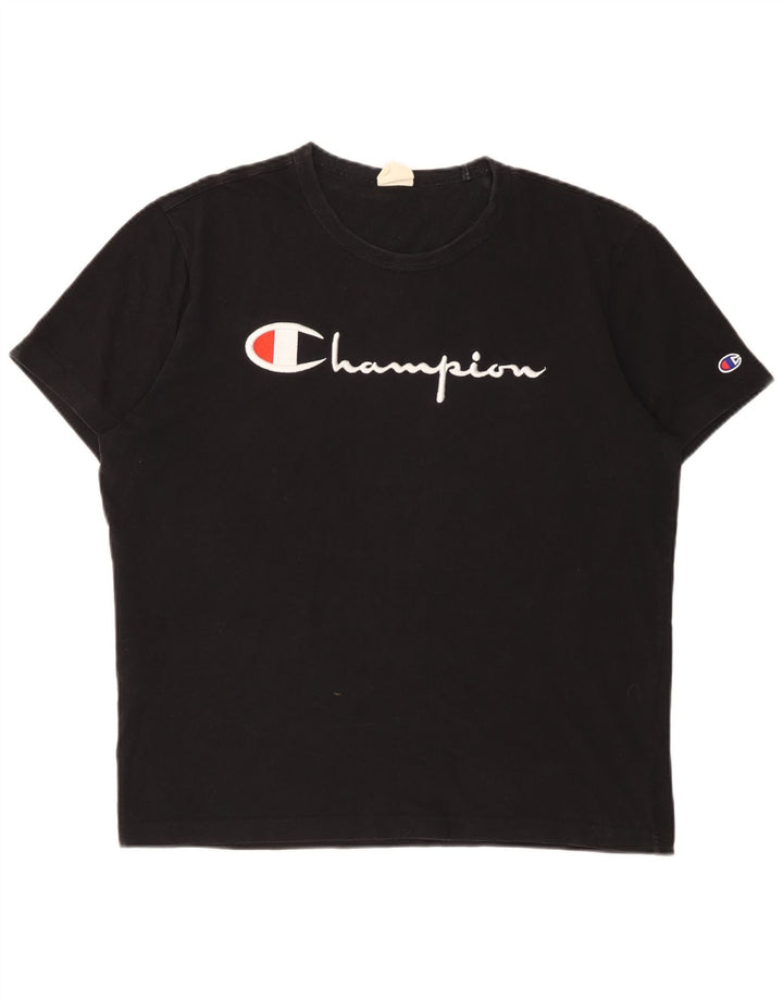Champion T-Shirt Graphique Homme XL Noir