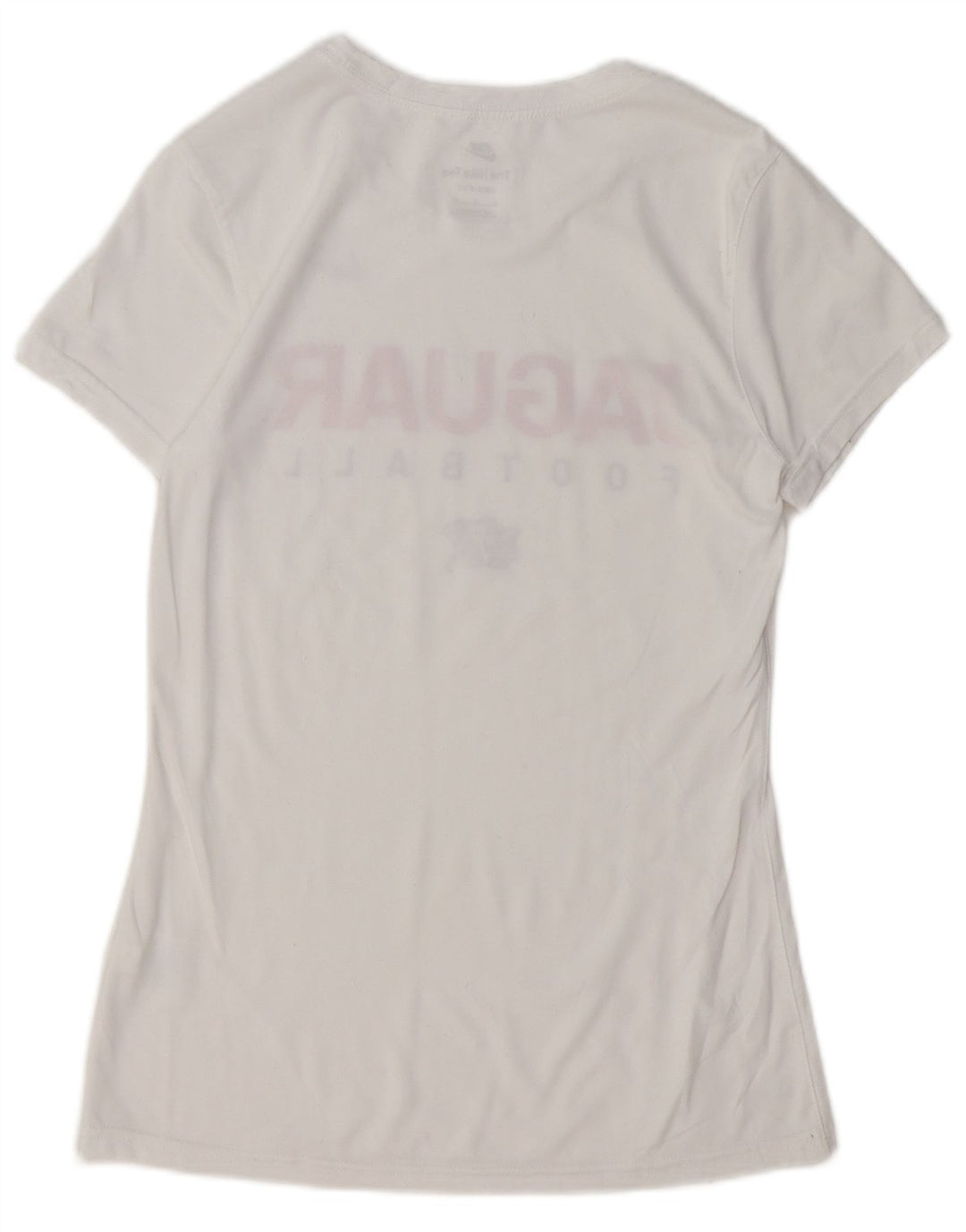 NIKE Femmes Dri Fit Graphic T-Shirt Top UK 10 Petit Blanc Polyester