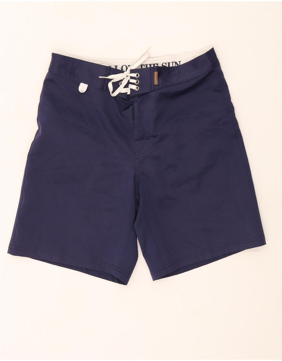 Sundek Short de bain graphique coupe régulière pour homme Medium W30 L8 Bleu