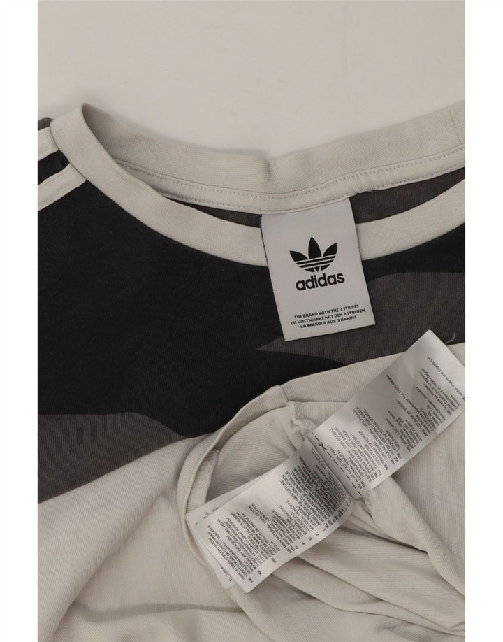 Adidas T-Shirt Homme Haut Petit Coton Camouflage Blanc