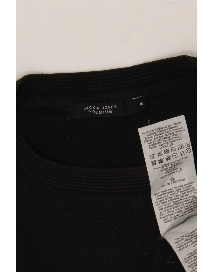 Jack & Jones Pull Col Rond Homme Noir Moyen Coton