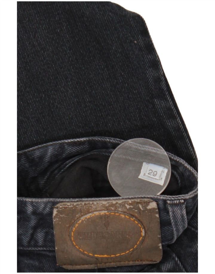 TRUSSARDI Jean Fuselé W29 L29 Bleu Marine Coton Homme