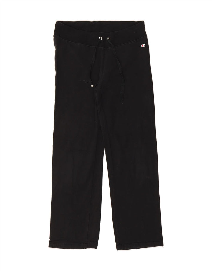 CHAMPION Womens Tracksuit Trousers UK 12 Medium  Black Cotton Vintage Champion and Second-Hand Champion from Messina Hembry 