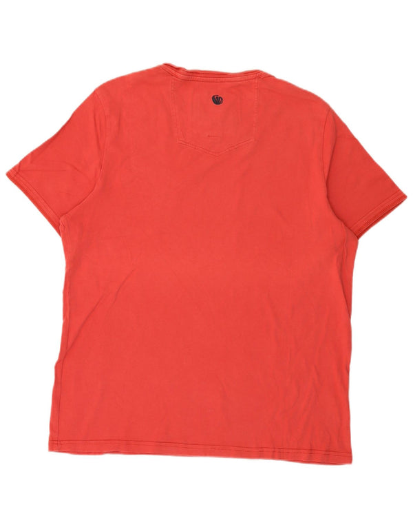Fat Face T-shirt graphique pour hommes, grand coton rouge