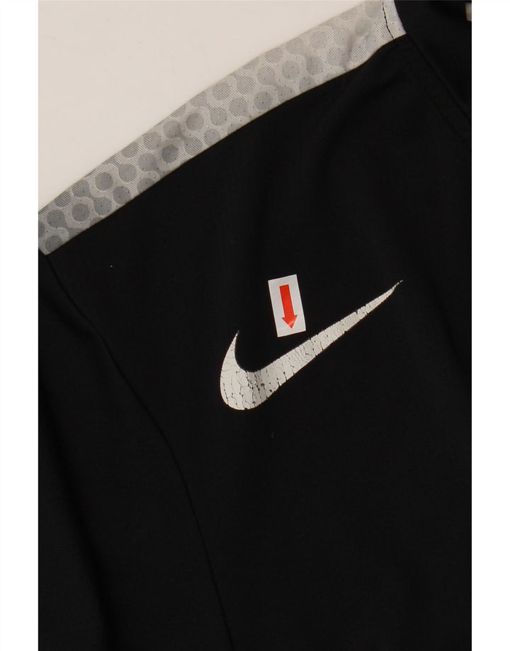 NIKE T-shirt Dri Fit pour hommes UK 39/41 Polyester à pois noir moyen