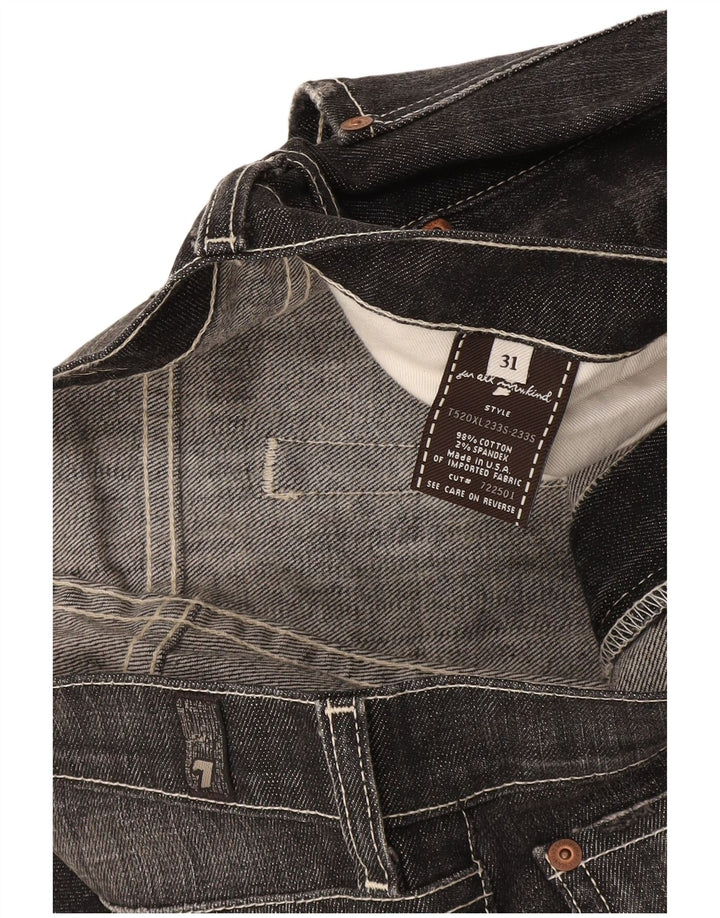 7 For All Mankind Jean Bootcut Femme W31 L36 Coton Gris