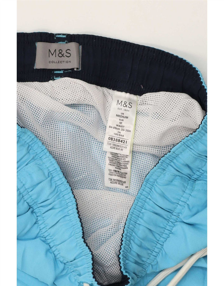 Marks & Spencer Short de Bain Homme Bleu Moyen Polyester