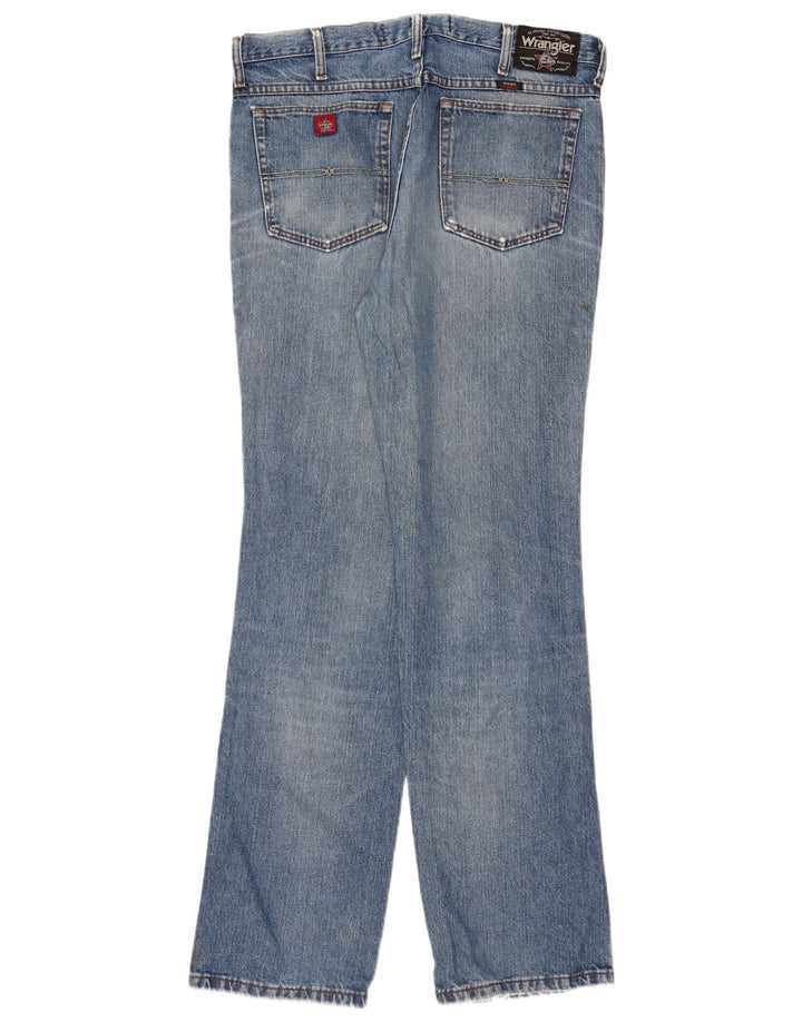 WRANGLER Jean droit homme W36 L34 bleu coton