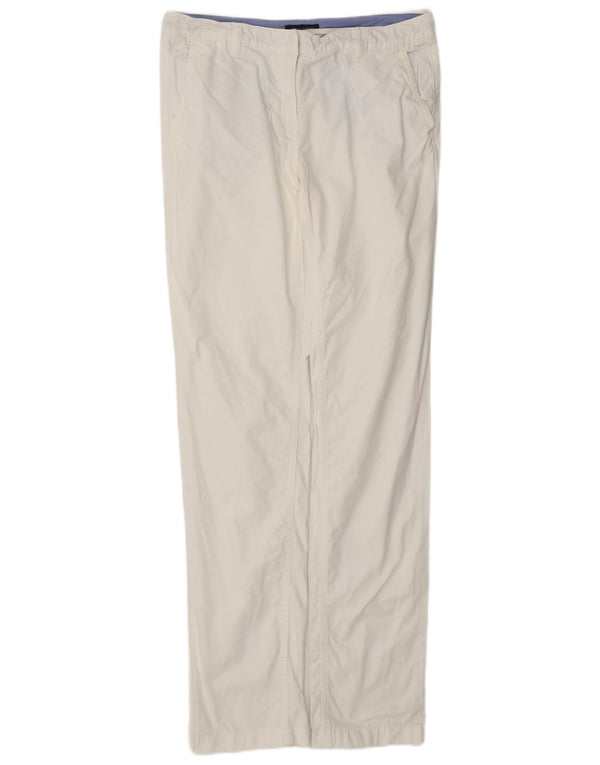 Tommy Hilfiger Pantalon chino droit pour femme US 8 Medium W30 L33 Blanc