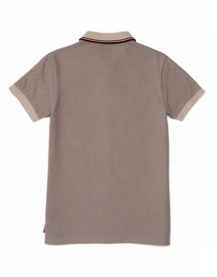Tommy Hilfiger Polo Regular Fit Homme Blanc Moyen à Pois Coton