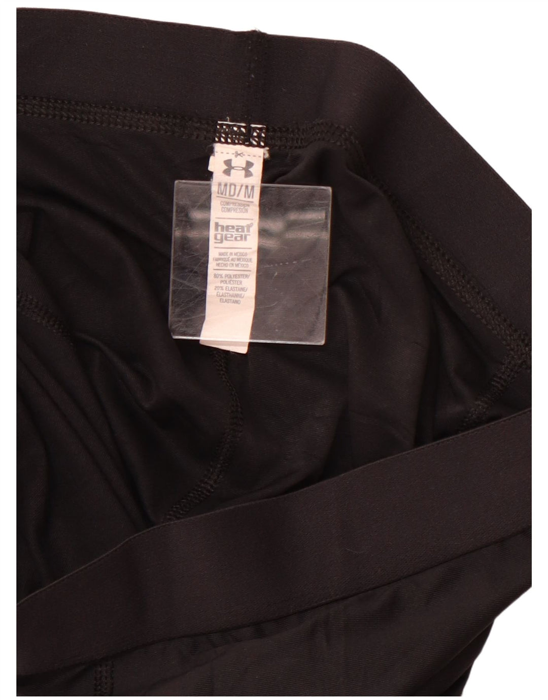 UNDER ARMOUR Short de sport Heat Gear pour femme UK 12 Noir moyen Polyester