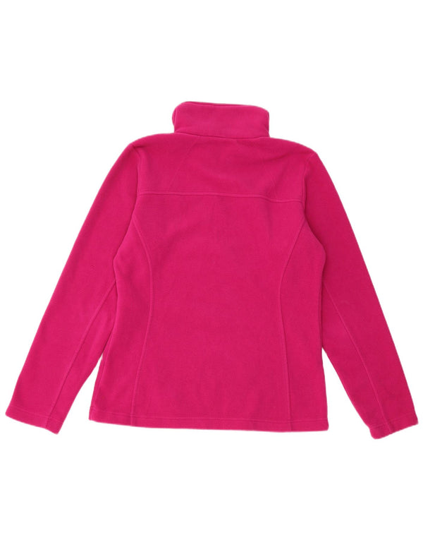 Columbia Pull polaire à col zippé pour femme UK 10 Petit Rose Polyester