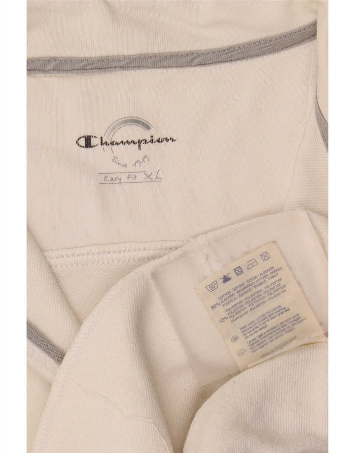 Champion Veste de survêtement Easy Fit pour homme XL en coton blanc