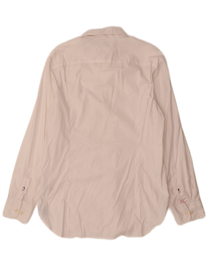 Tommy Hilfiger Chemise Regular Fit Homme Blanc Moyen Coton
