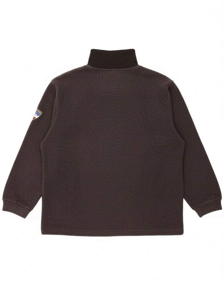 Cape Horn Sweat-shirt col zippé pour homme XL Noir Polyester