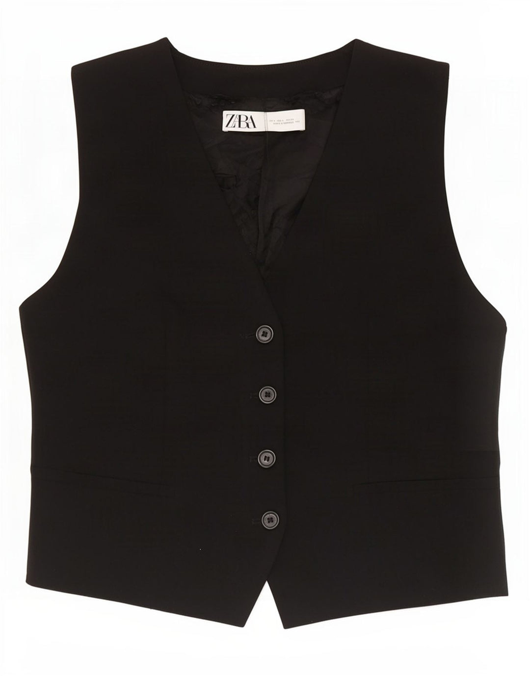 Zara Gilet Femme UK 16 Large Noir