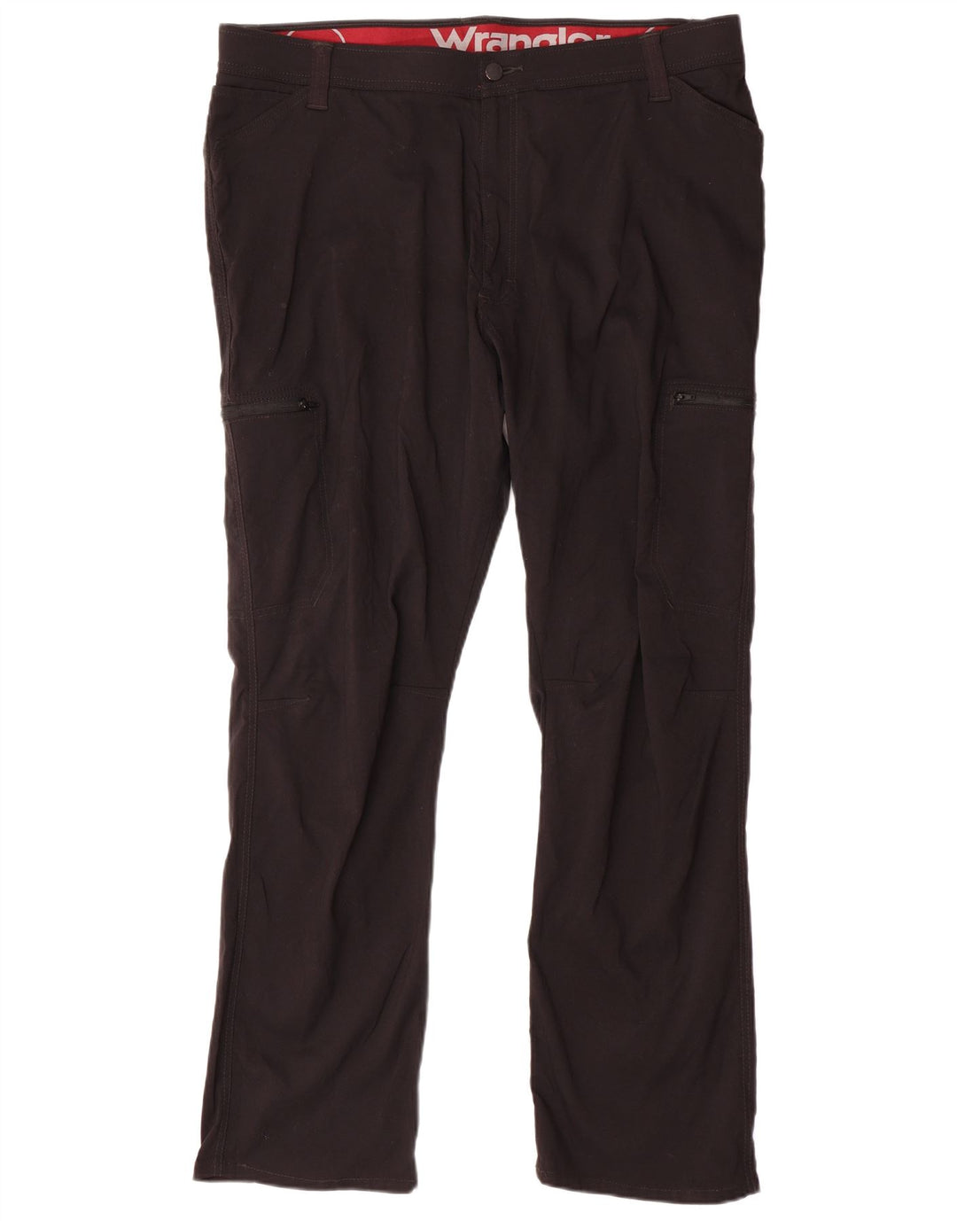 WRANGLER Pantalon Cargo Droit Femme W42 L30 Nylon Noir