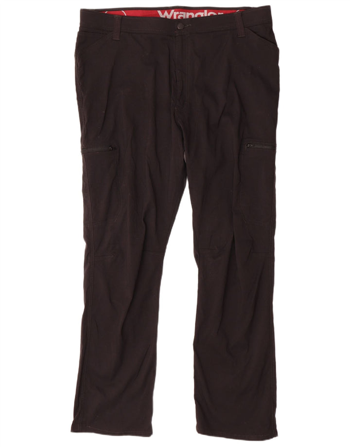 WRANGLER Pantalon Cargo Droit Femme W42 L30 Nylon Noir