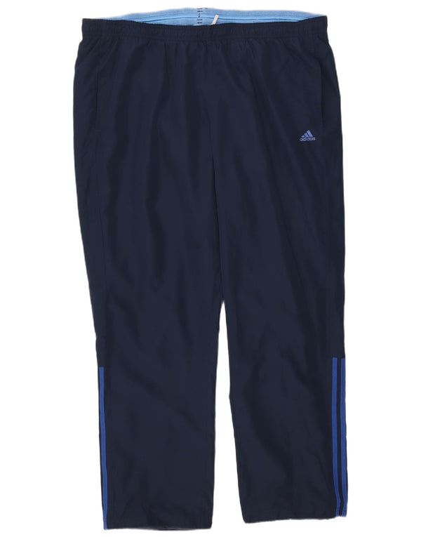 Adidas Pantalon de survêtement Climalite pour homme 2XL Bleu marine Polyester