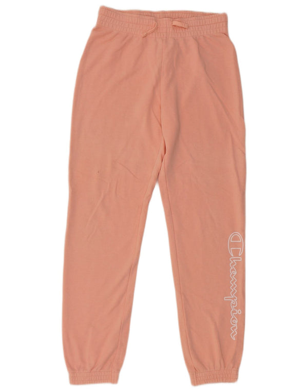 Champion Pantalon De Survêtement Graphique Fille 13-14 Ans Rose Coton