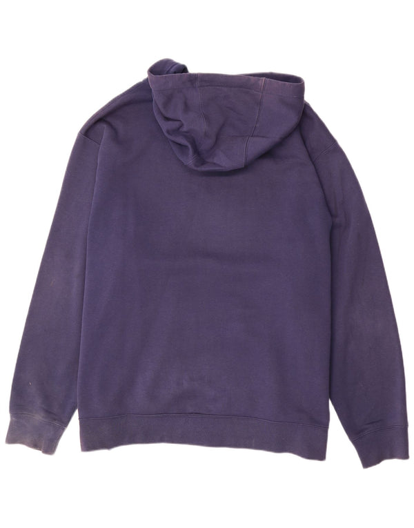 Nike Pull à capuche zippé pour homme 2XL en coton bleu marine