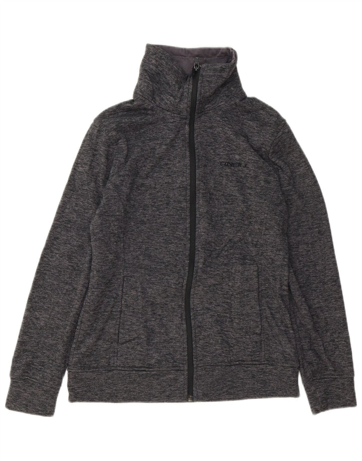 O'Neill Veste de survêtement pour femme UK 10 Small Gris Moucheté Polyester