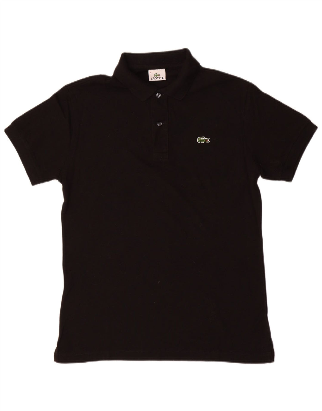 LACOSTE Polo Homme Taille 4 Coton Noir Moyen