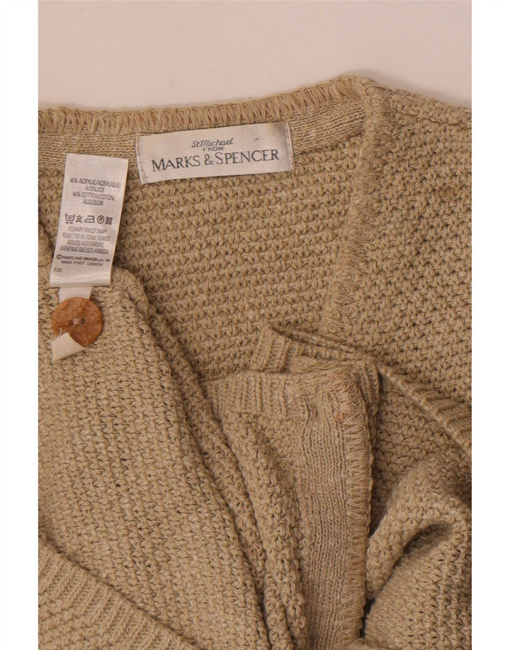 Marks & Spencer Cardigan sans Manches St. Michael Homme Beige Moyen