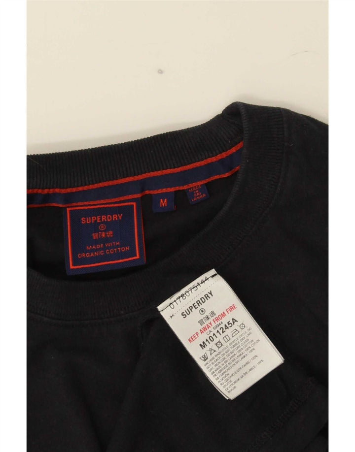 Superdry T-Shirt Homme Noir Moyen Coton