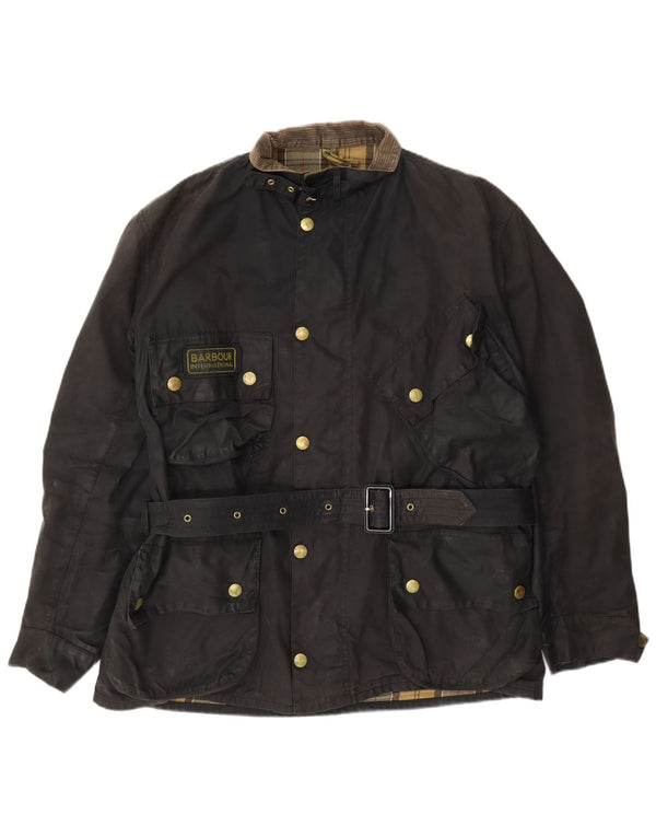 Barbour Veste en coton ciré pour homme UK 44 Large Marron