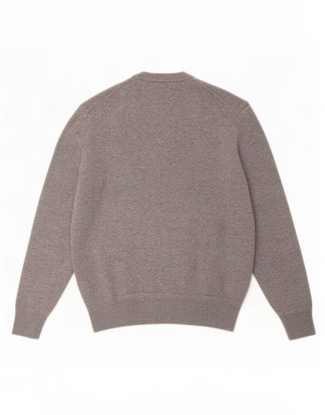 Zara Pull à col rond en laine gris moyen pour homme