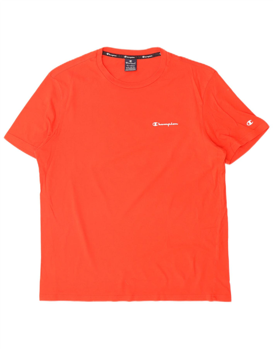CHAMPION T-Shirt Homme Top 2XL Rouge Coton
