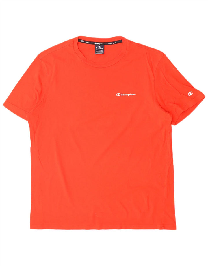 CHAMPION T-Shirt Homme Top 2XL Rouge Coton