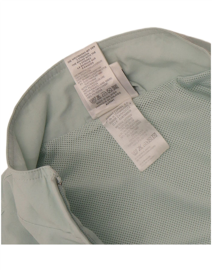 Adidas Veste de Survêtement Garçon 15-16 ans Vert Rayé Polyester