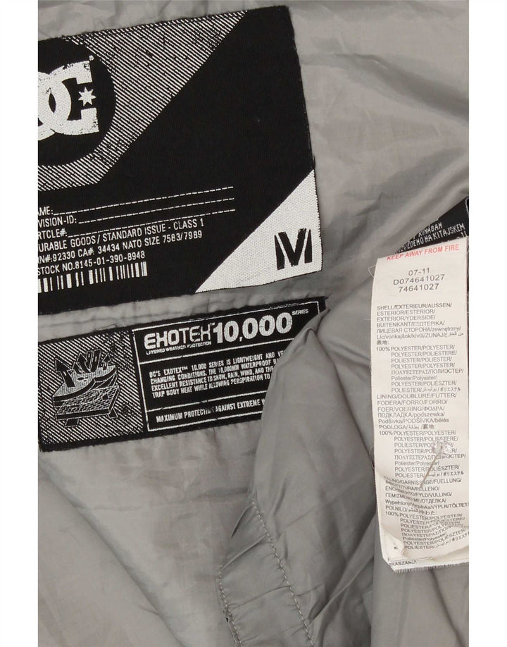 DC Veste Coupe-Vent à Capuche Garçon 13-14 ans Polyester Rayé Bleu Moyen