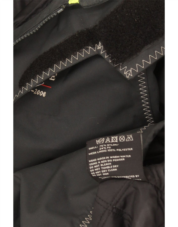 Musto Veste coupe-vent à capuche pour homme UK 40 Large Noir Nylon