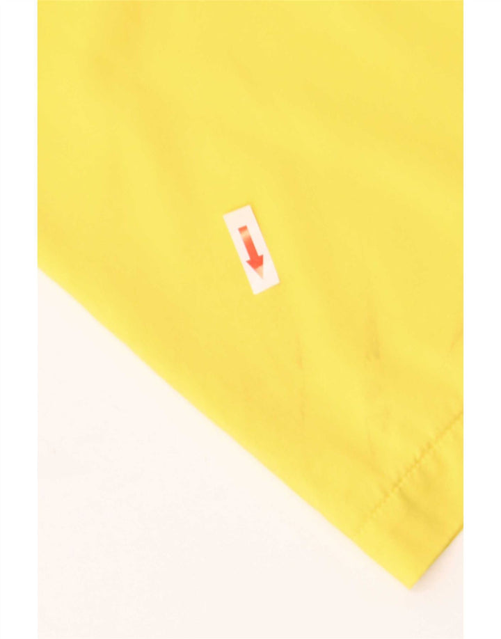 Polo Ralph Lauren Chemise pull à manches courtes pour hommes XL Jaune Polyester