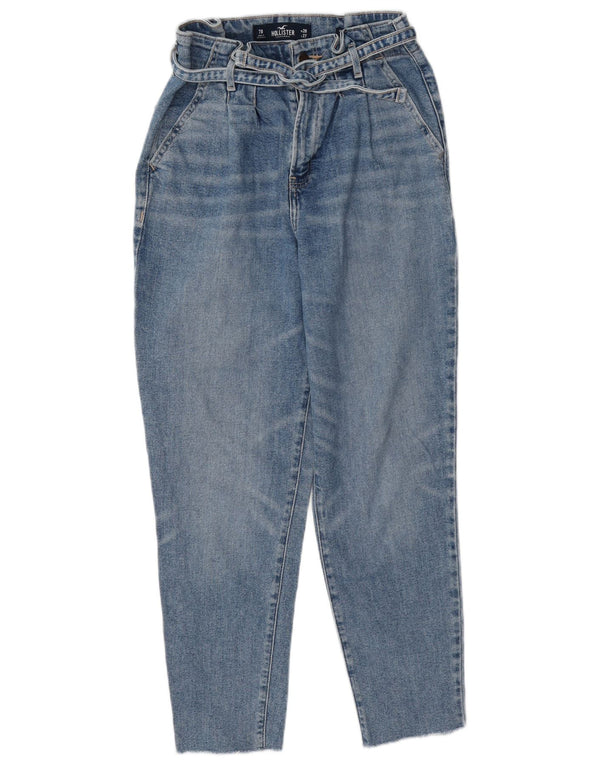 Hollister Jean fuselé taille haute pour femme US 7 Medium W28 L27 Bleu Coton