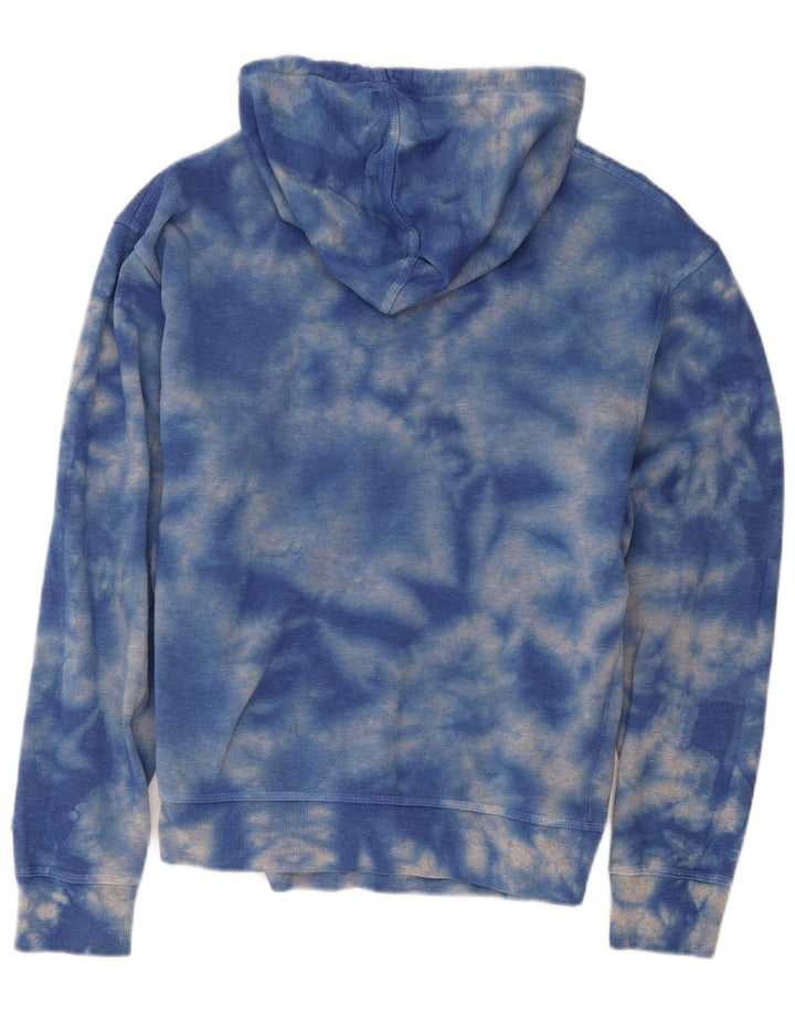 Champion Sweat à Capuche Homme Bleu Moyen Tie Dye Coton