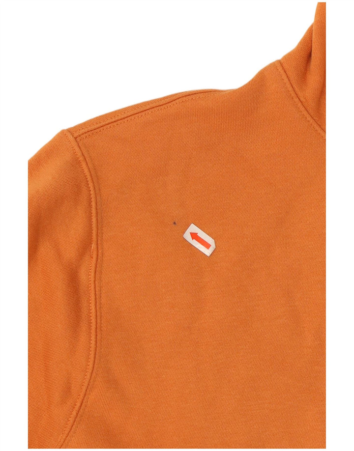 NIKE Pull à capuche pour homme Petit coton orange