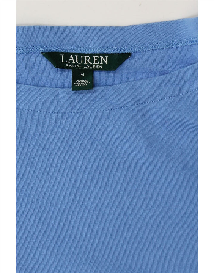 Ralph Lauren T-shirt pour femme UK 12 Bleu moyen